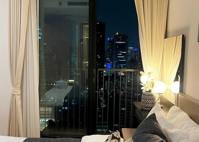شقة 4minbtsphromphong Empheremall Rooftoppool Wifi 1gb